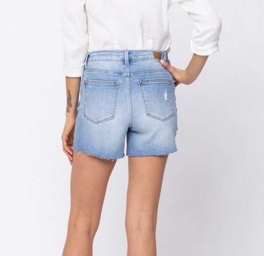 Judy Blue Light Wash Shorts