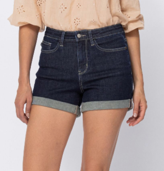 Judy Blue Dark Wash Shorts