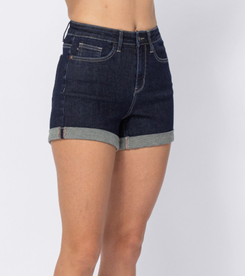 Judy Blue Dark Wash Shorts