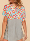 Stripes and Florals Blouse
