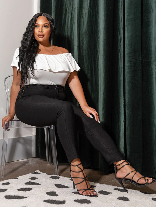 Plus Size Hyperstretch Mid-Rise Skinny Jean