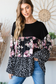 Babydoll Floral and Dot Blouse