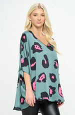 Adrienne Luxury Cheetah Top