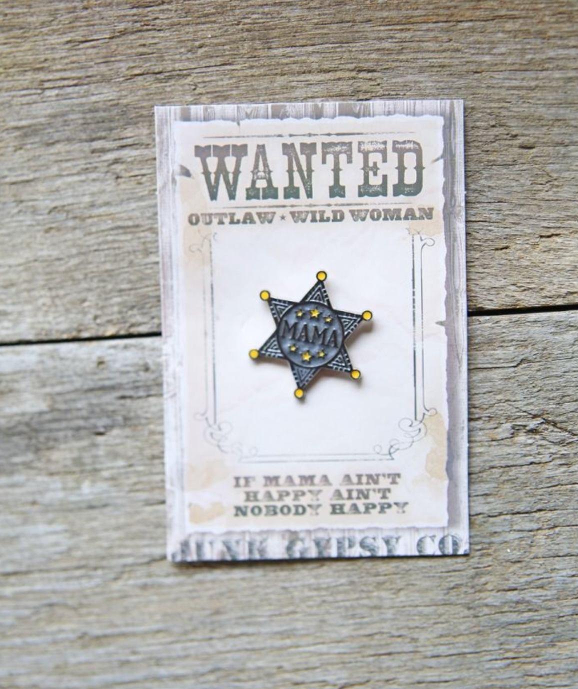 Wanted Pin