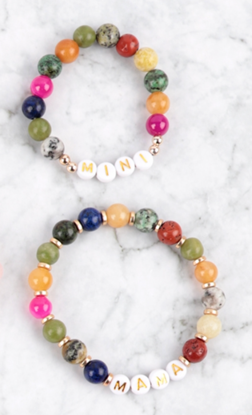 Mama and Mini Multi-Color Bracelet Set
