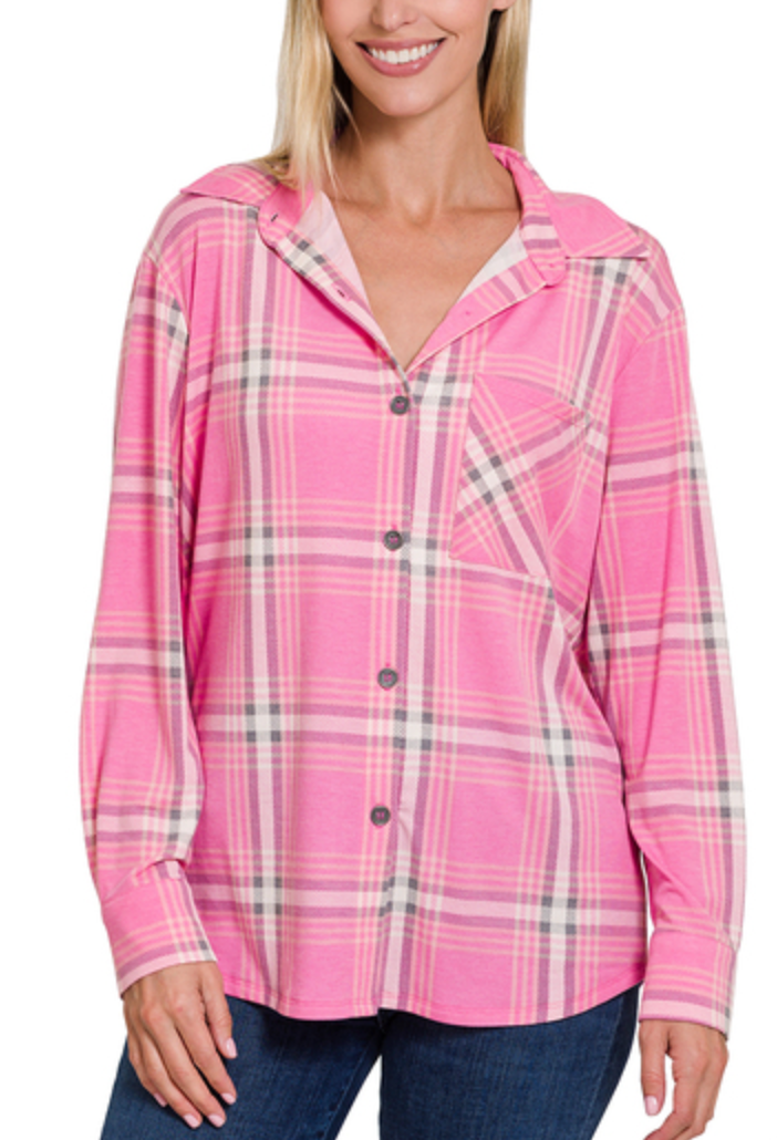 Lightweight Pink Super Soft Flannel
