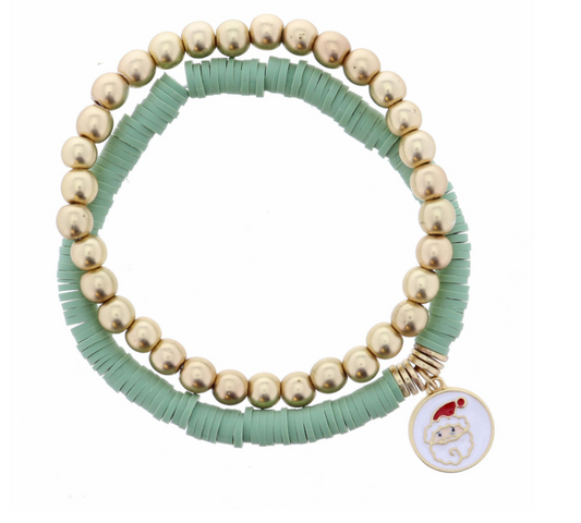 Set of 2 Santa Bracelets