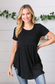 Babydoll Black Blouse