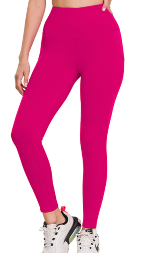 Buttersoft Leggings - Magenta (NEW color)