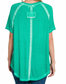 Washed Dolman Sleeve Top - Kelly Green
