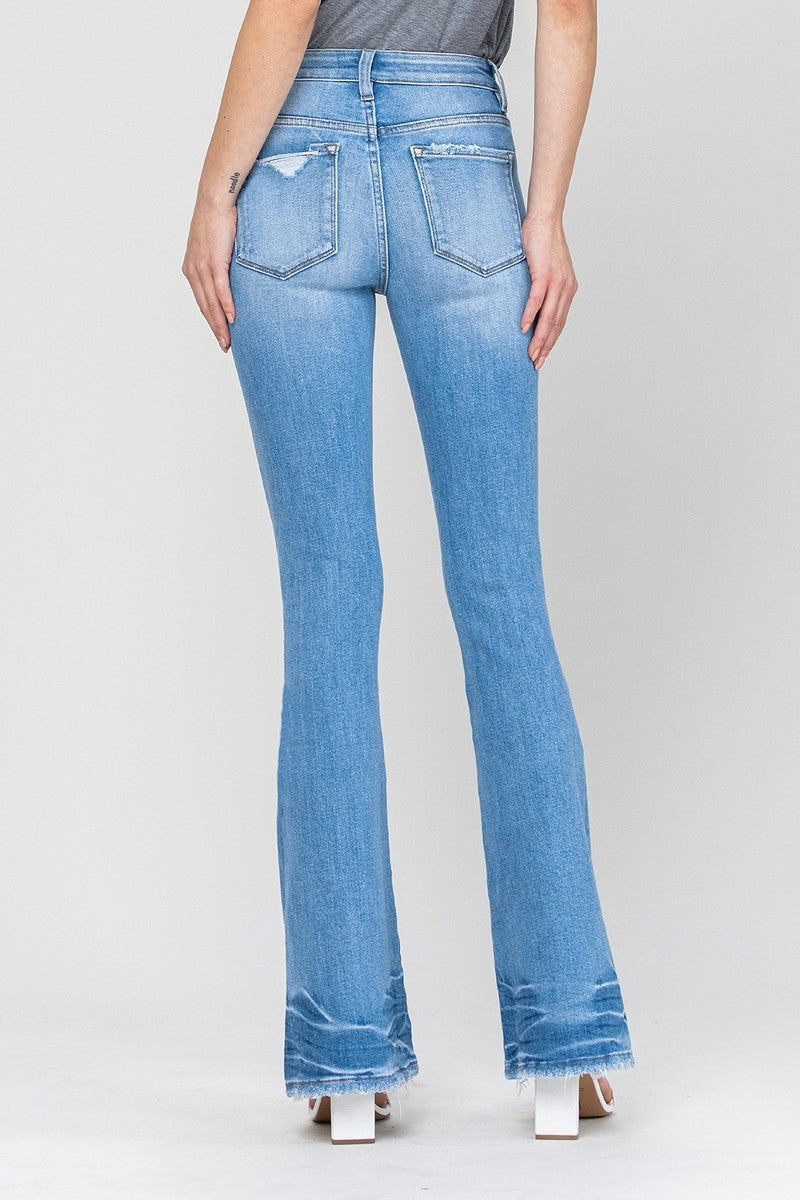 Distressed Flare Jeans