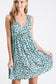 Teal Cheetah Dress