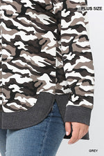 Plus Size Camo Shirt