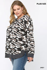 Plus Size Camo Shirt