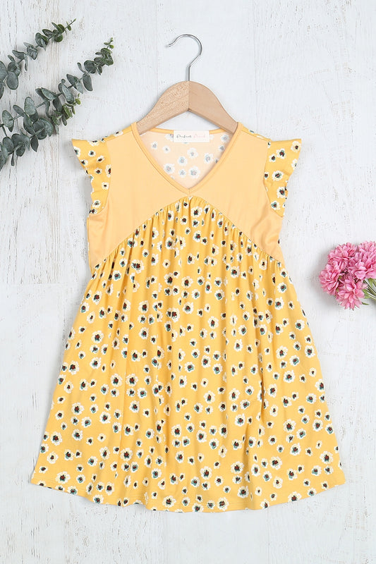 Kids Mustard Dress