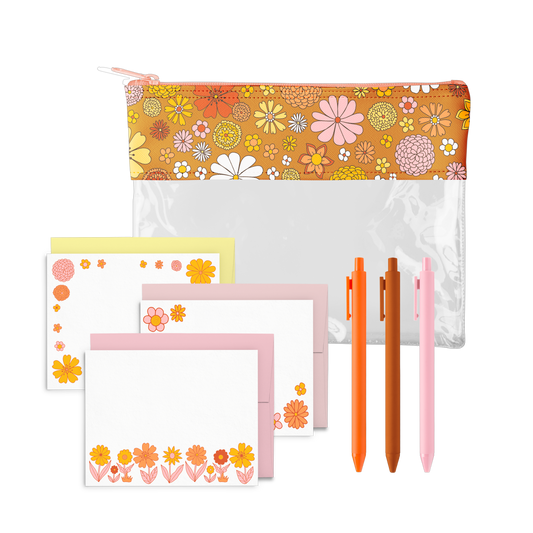 Flower Power Stationery Kit