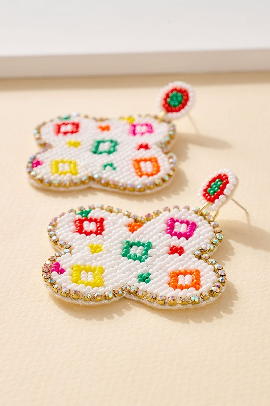 Love Luxury Seed Bead Earrings