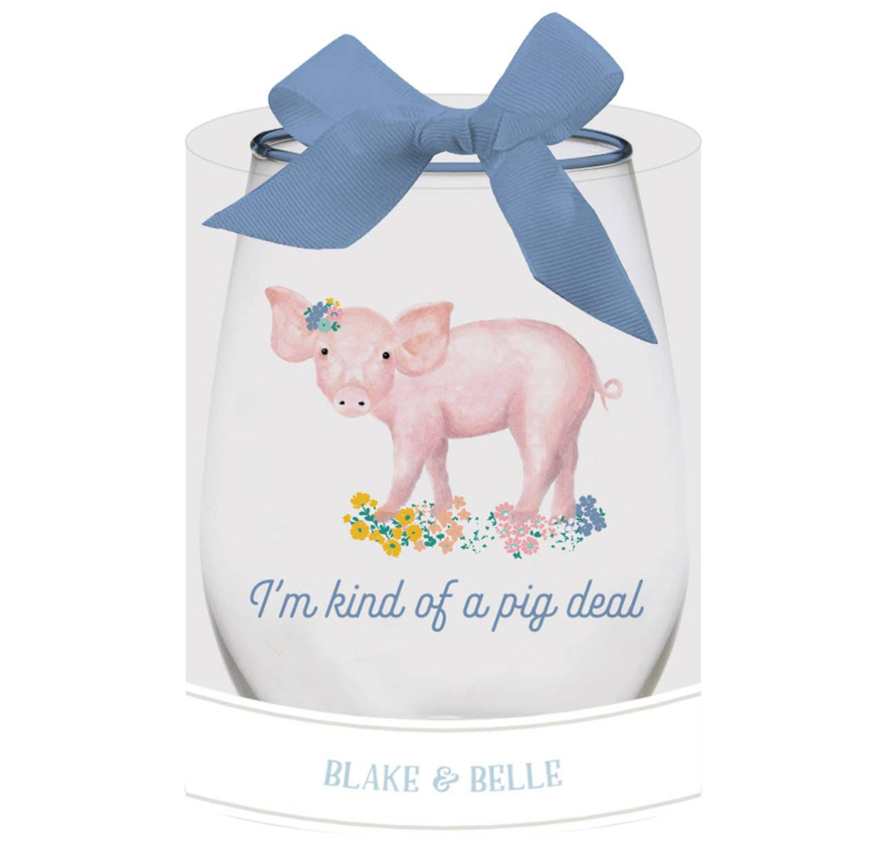 Pig Deal Beverage Glass