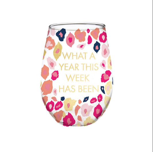 It’s Been a Year Beverage Glass