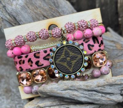 Upcycled Pink Stack