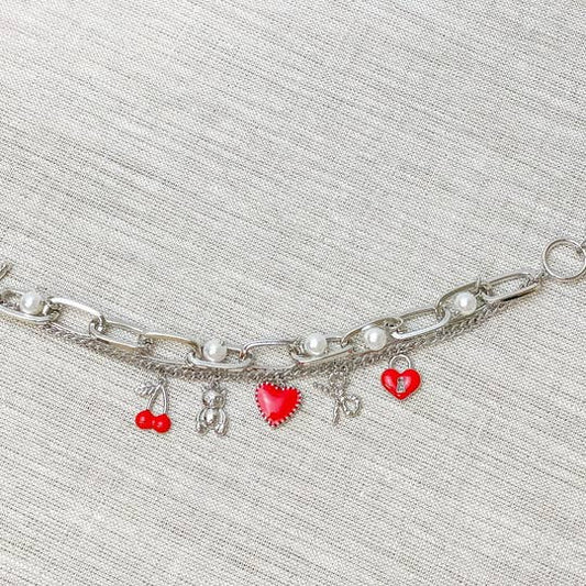 Heart Charm Bracelet