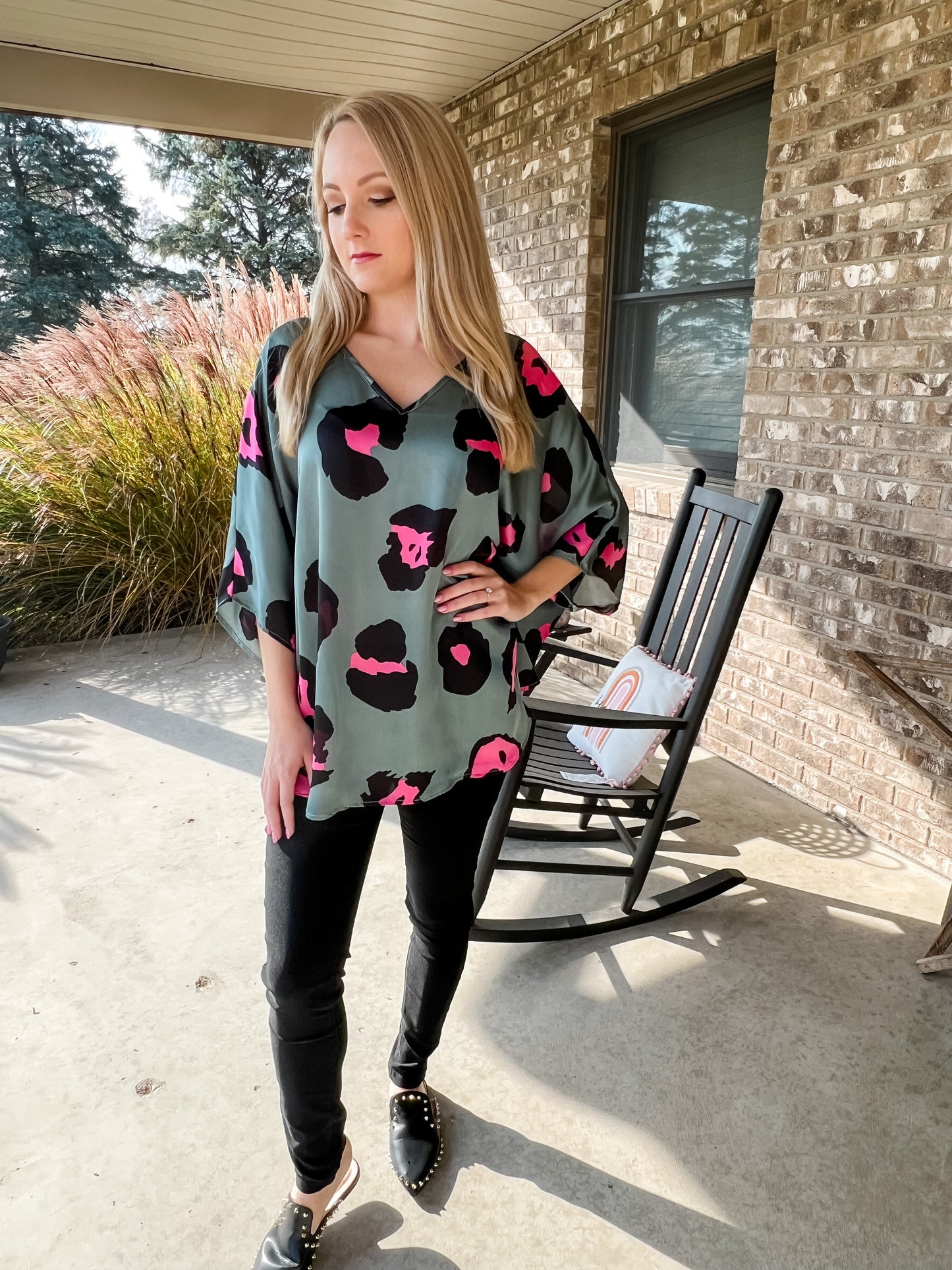 Adrienne Luxury Cheetah Top