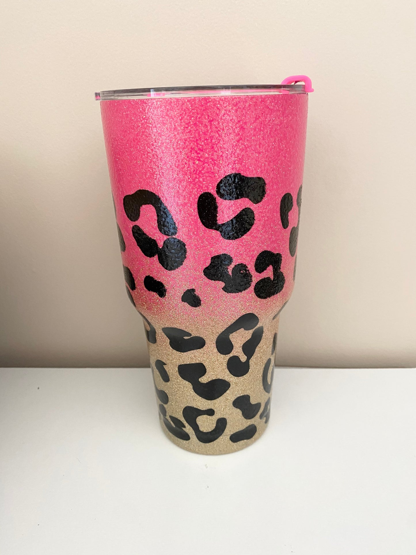 Sparkly Leoprd Tumbler