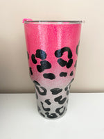 Sparkly Leoprd Tumbler