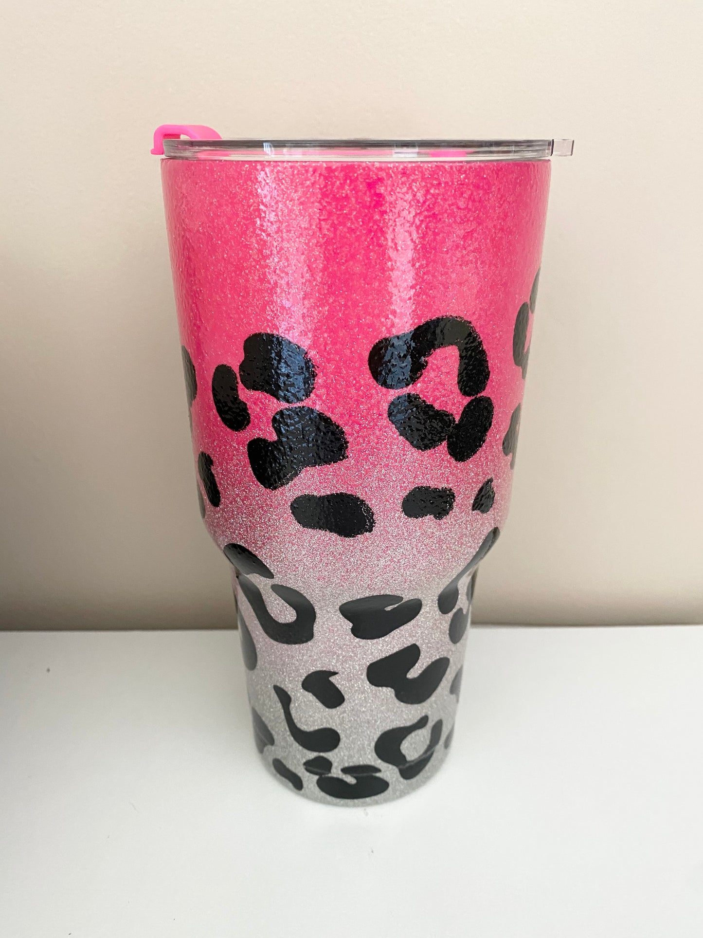Sparkly Leoprd Tumbler