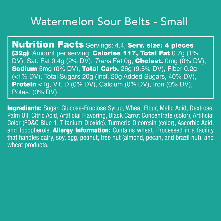 Watermelon Sour Belts